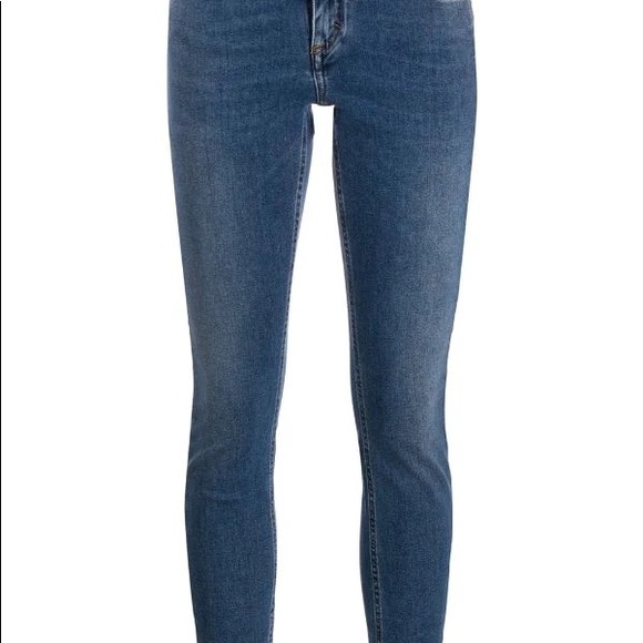 NWOT Acne Climb Mid Blue Stretch Jeans sz 30 - Picture 3 of 7